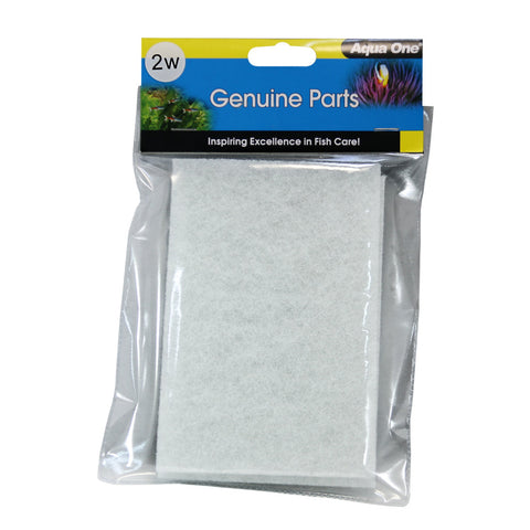 Aqua One 2W Wool Pads Replacement Filter Media