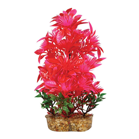 Aqua One Vibrance Red Flame Artificial Plant S-M